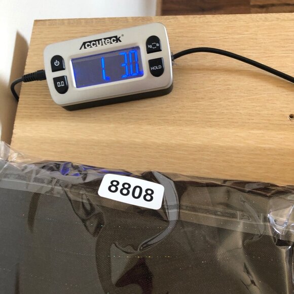 Chicos Jacket Women 2 US Large Brown Shimmer Stripes Button Up Office Pocket* - Picture 10 of 10